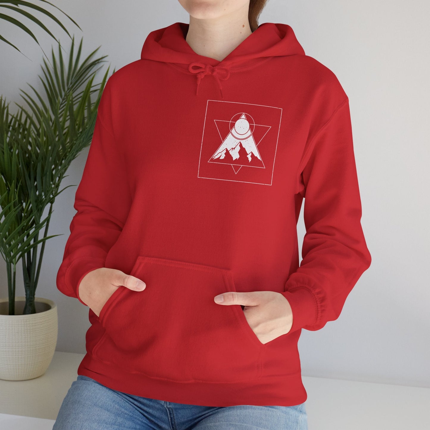 Mountain Adventure Hooded Sweatshirt Printify