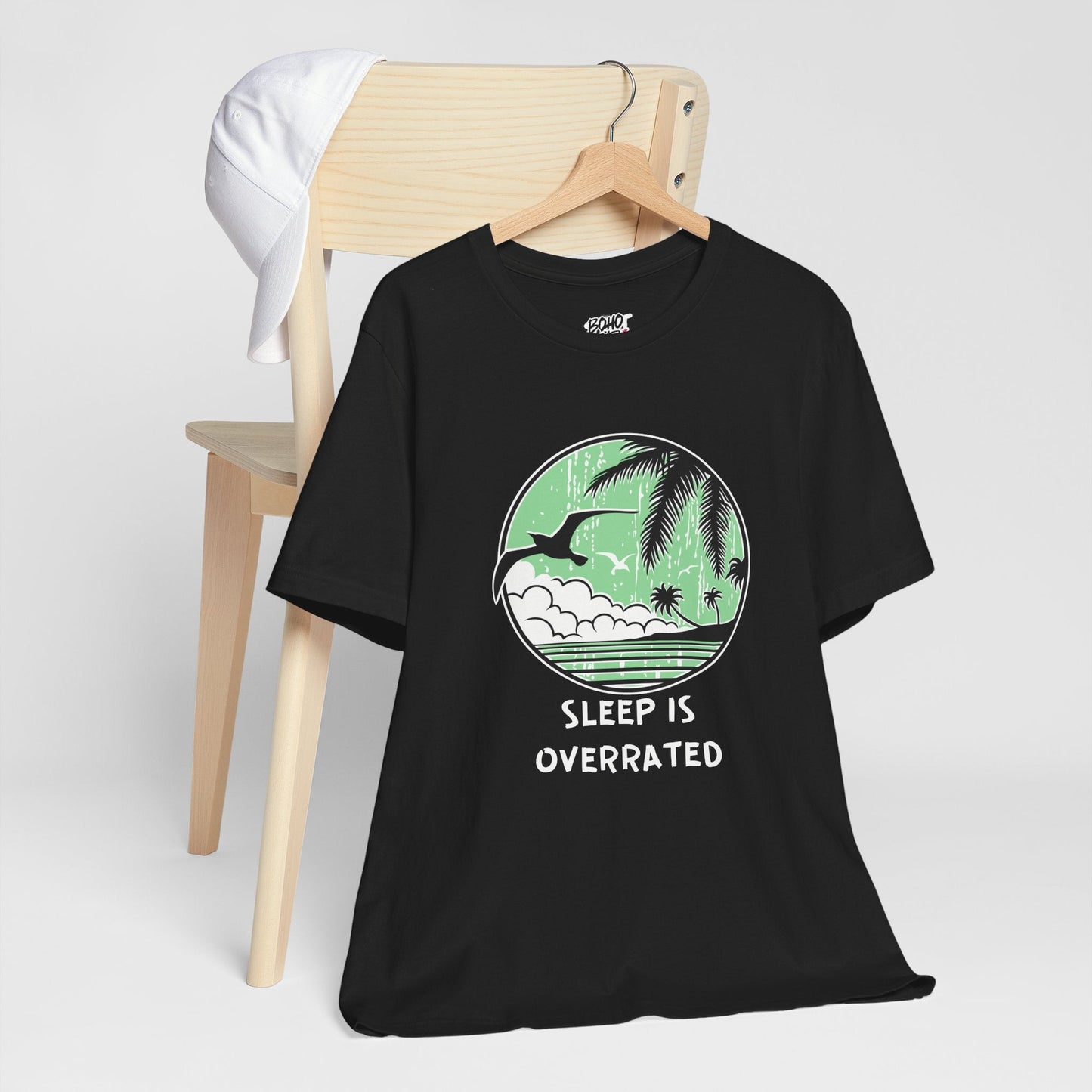 Sleepy Days Unisex Tee: Beach Lovers Printify