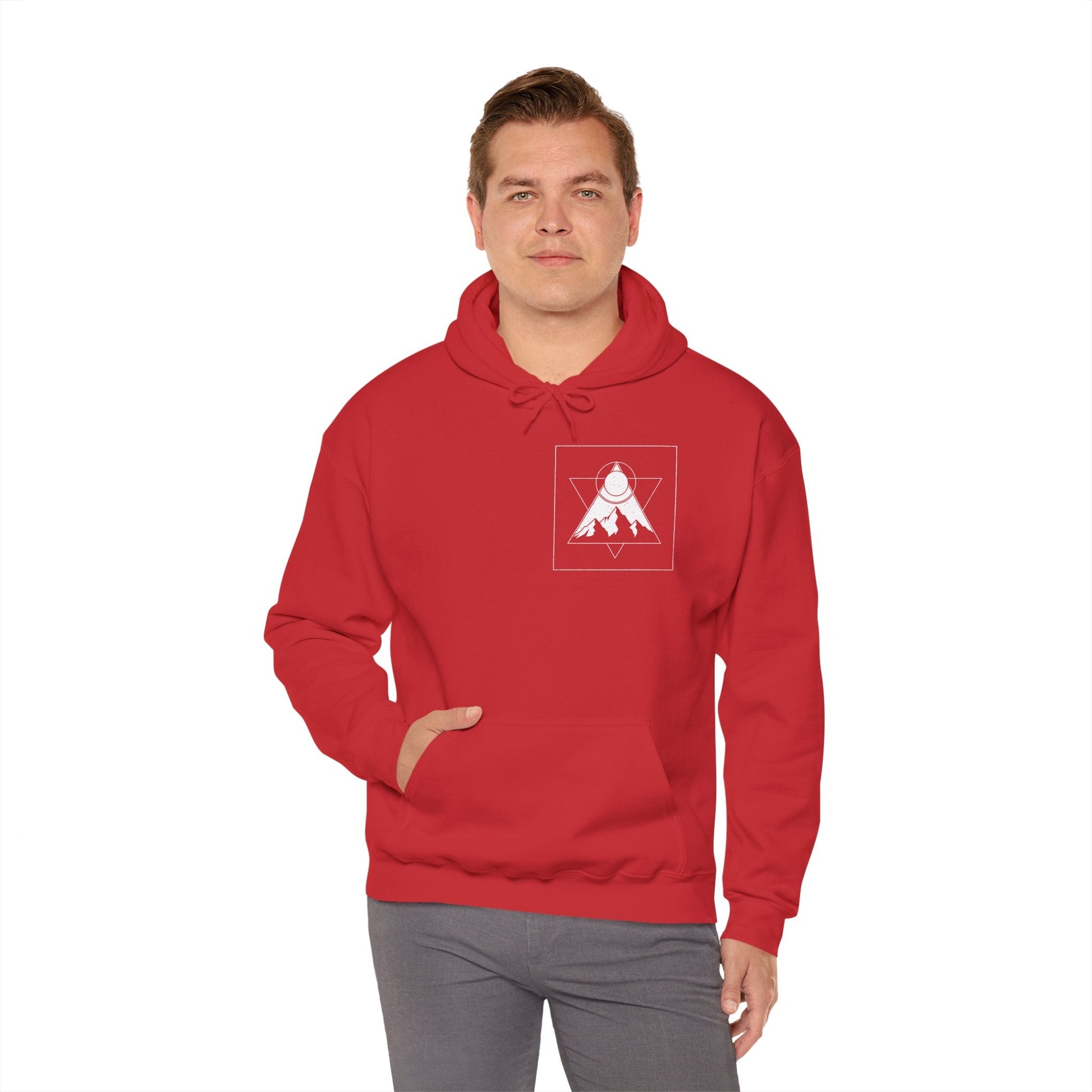 Mountain Adventure Hooded Sweatshirt Printify