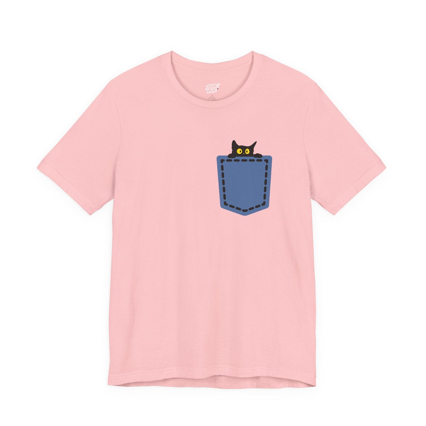 Cat Pocket Tee Boho Wear