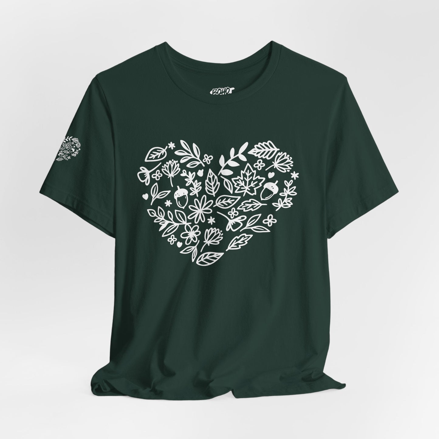 Floral Heart Tee Printify