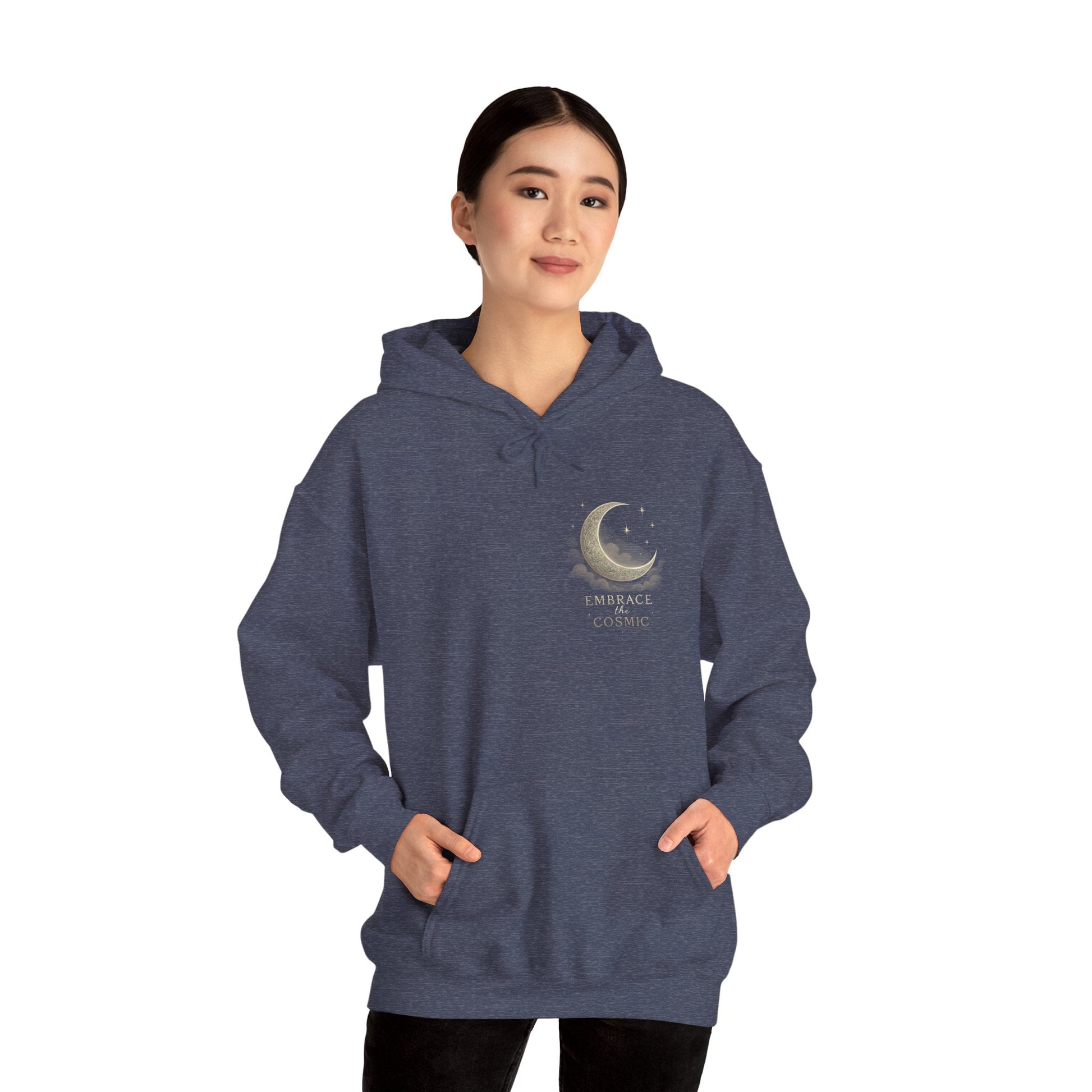 Space Embrace Hoodie Sweatshirt Printify