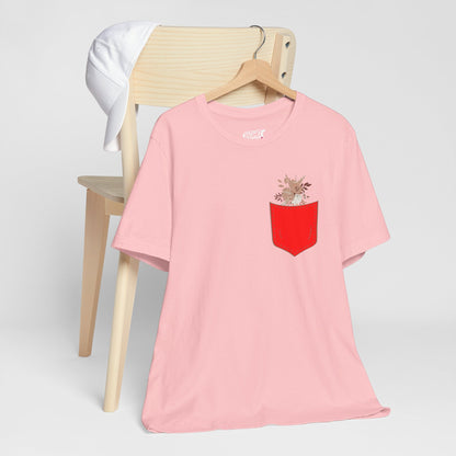 Pocket and Dry Flowers Tee Boho Wear