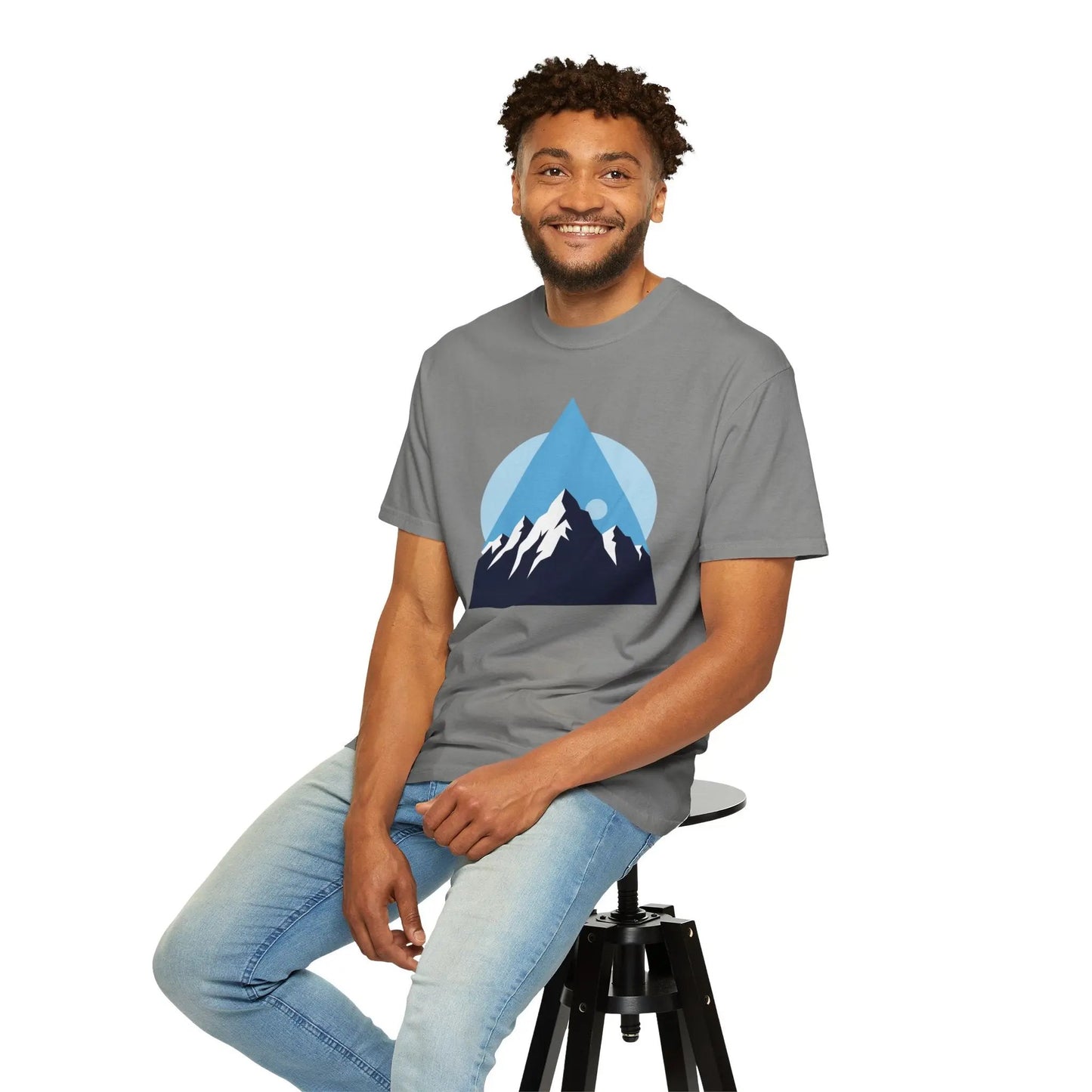 Mountain Adventure Unisex Garment-Dyed T-shirt | Nature Lover Shirt, Outdoor Gift, Hiking Tee, Graphic Tee, Travel Apparel Boho Wear