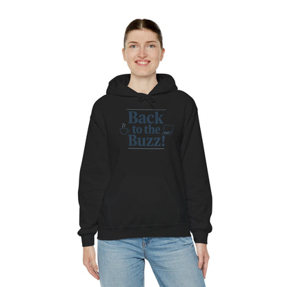 Hooded Sweatshirt - 'back to the buzz' Design Printify