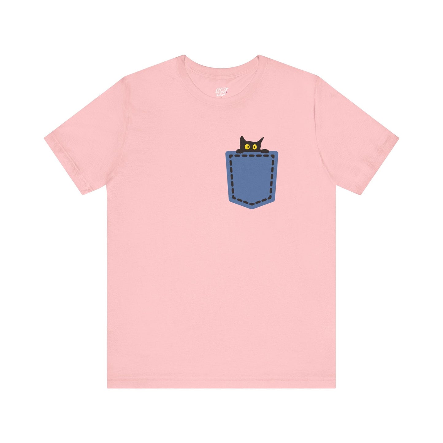 Cat Pocket Tee Printify
