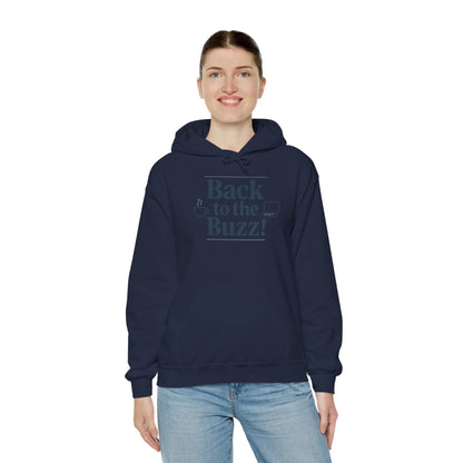 Hooded Sweatshirt - 'back to the buzz' Design Printify