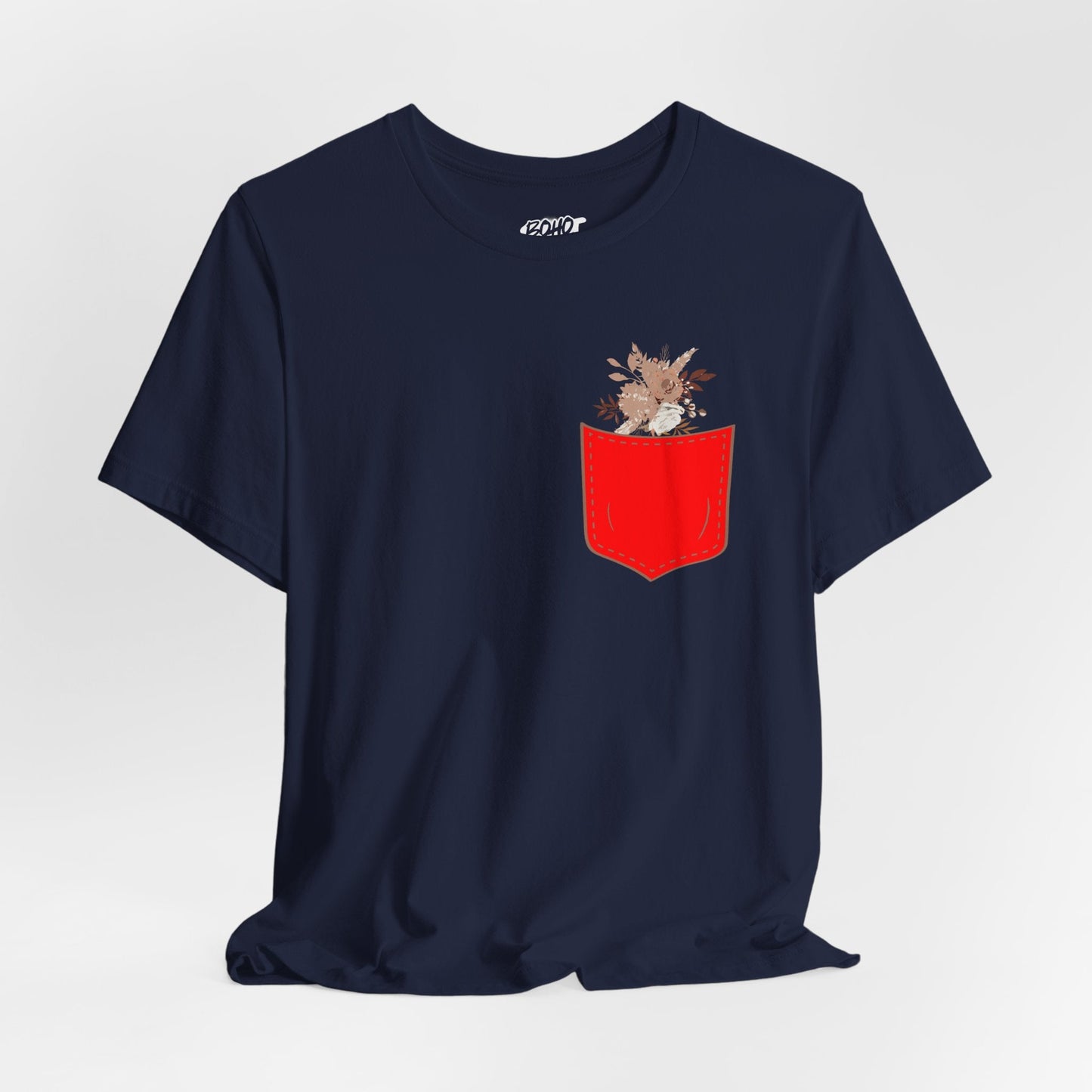 Pocket and Dry Flowers Tee Printify