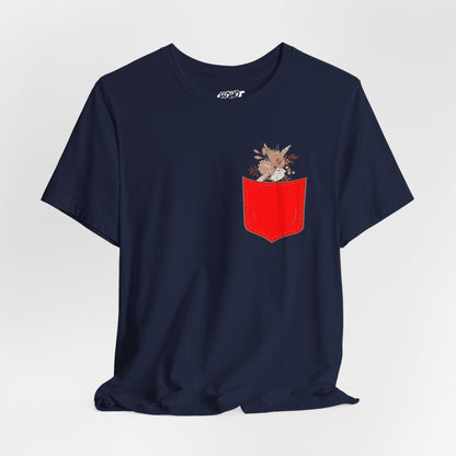 Pocket and Dry Flowers Tee Printify