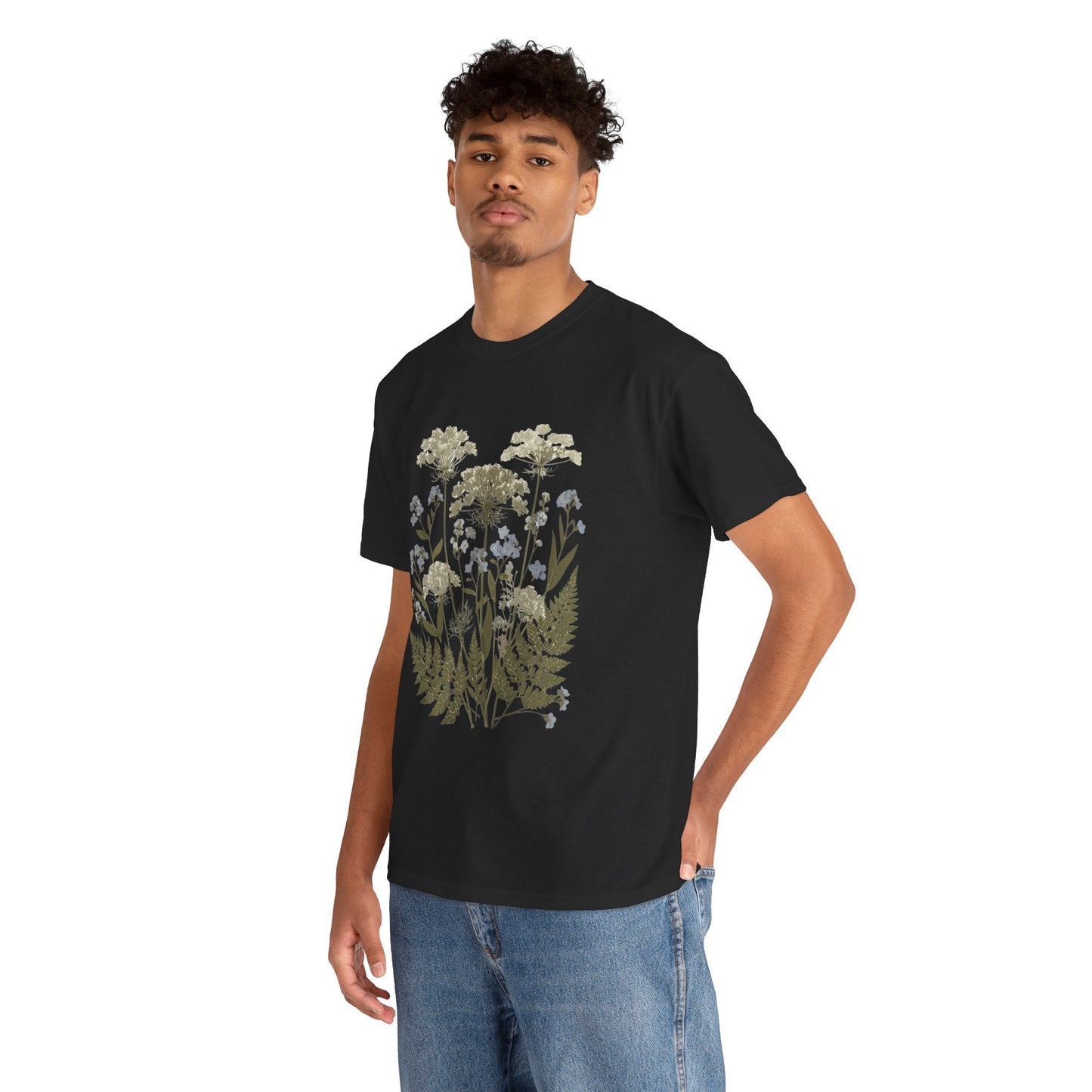 Botanical Art Unisex Heavy Cotton Tee Printify