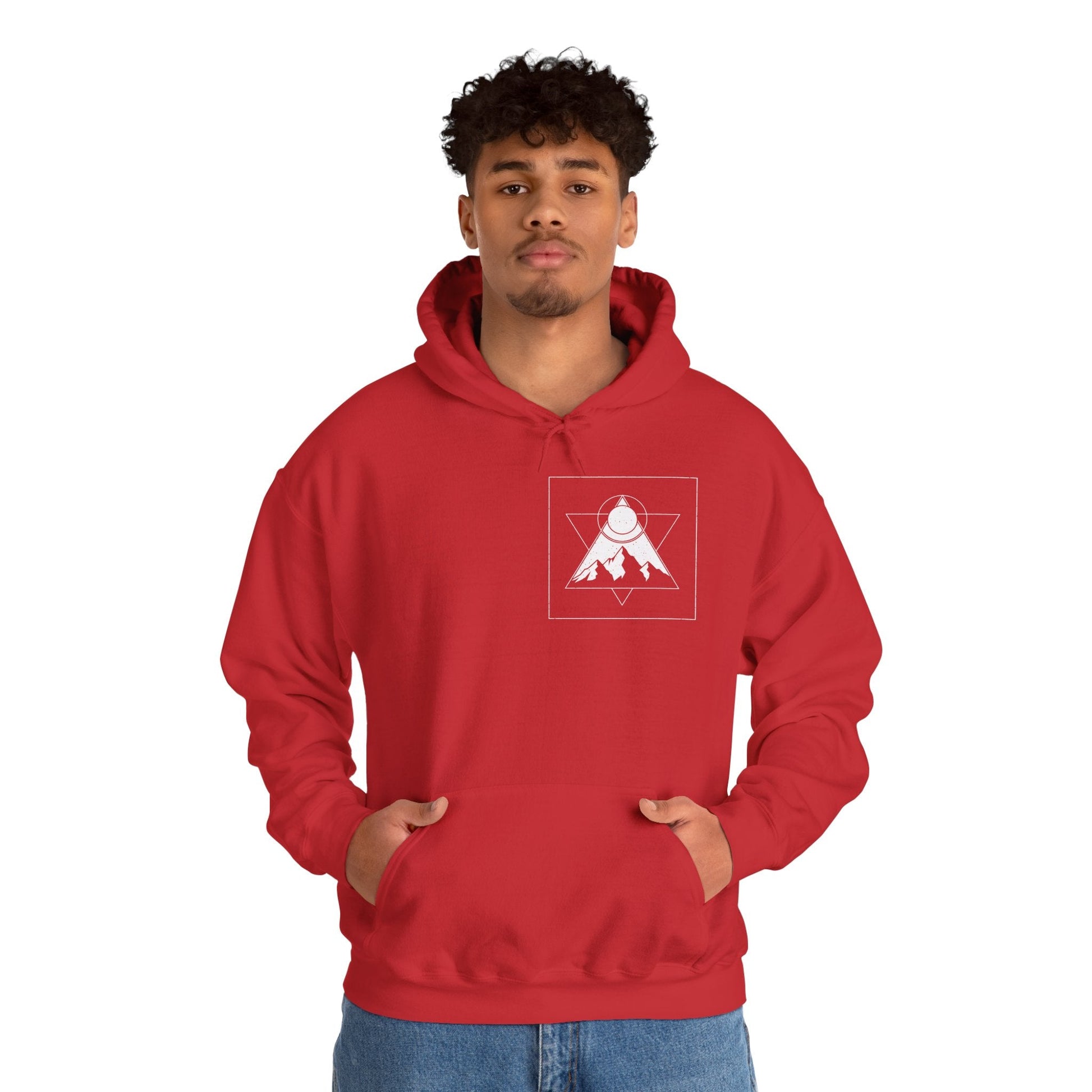 Mountain Adventure Hooded Sweatshirt Printify