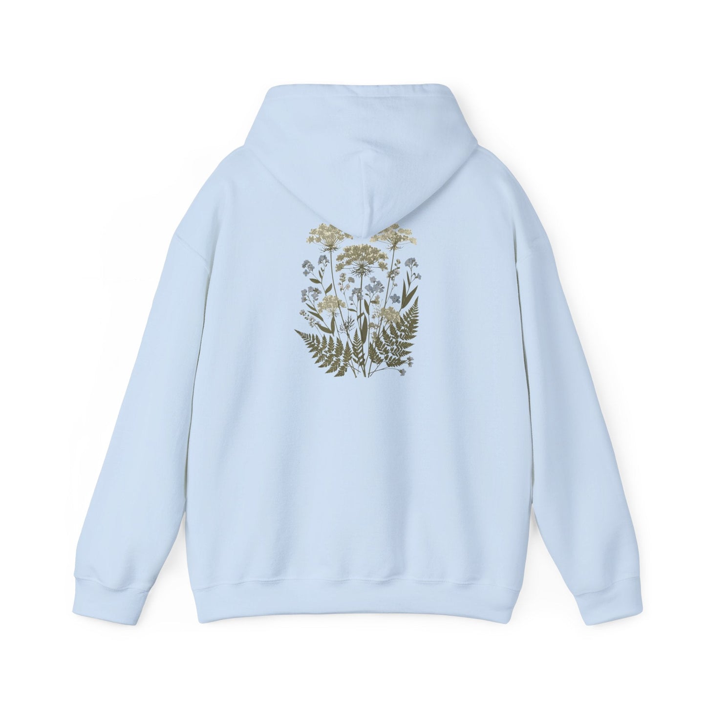 Botanical Print Unisex Hoodie - Embrace Nature Boho Wear