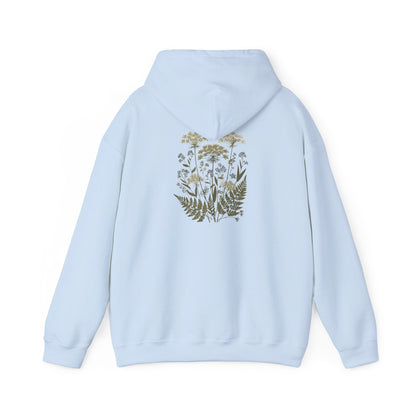 Botanical Print Unisex Hoodie - Embrace Nature Boho Wear