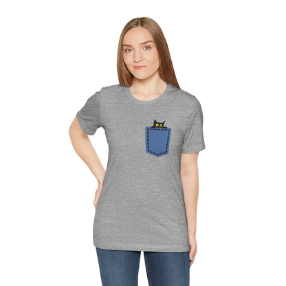 Cat Pocket Tee Boho Wear