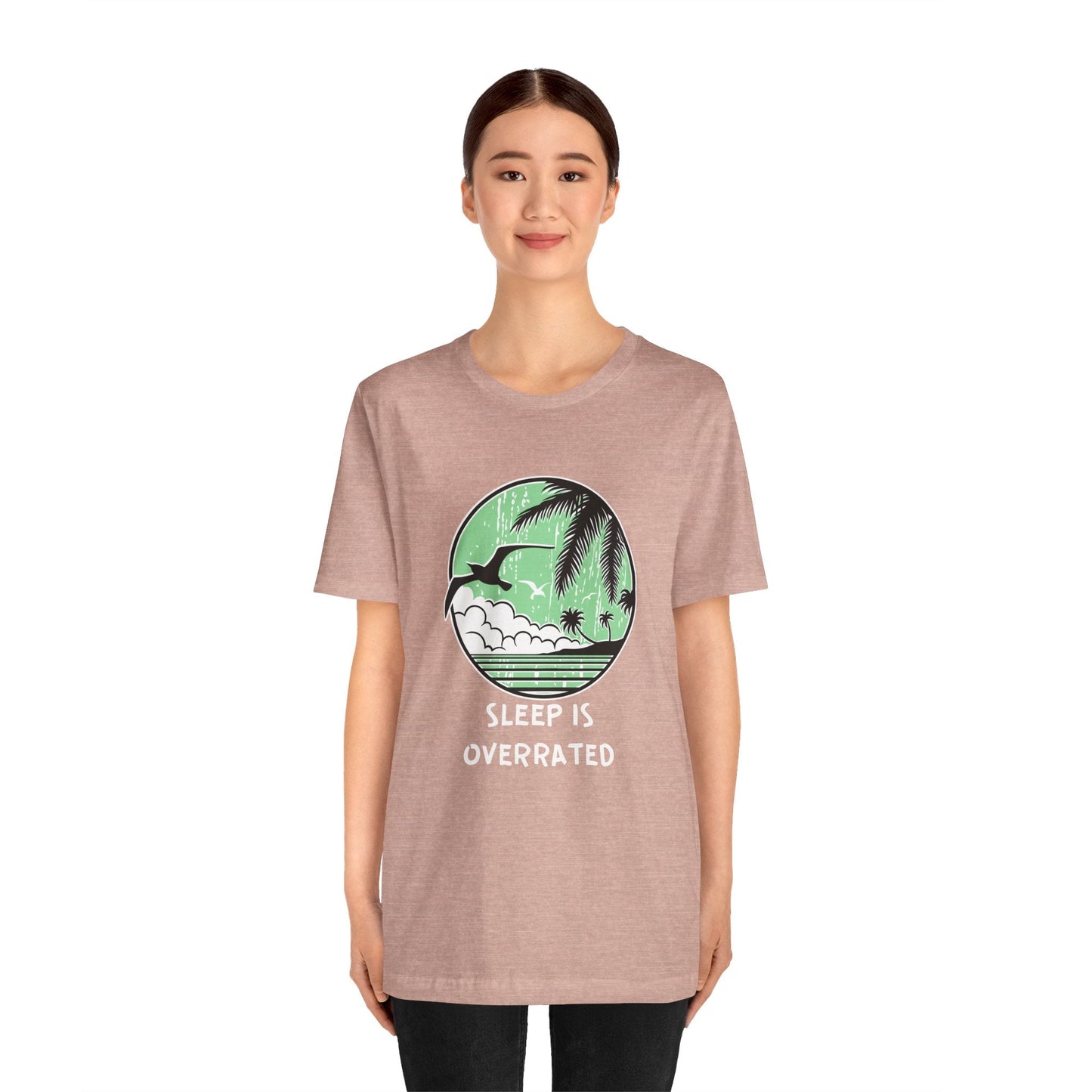 Sleepy Days Unisex Tee: Beach Lovers Printify