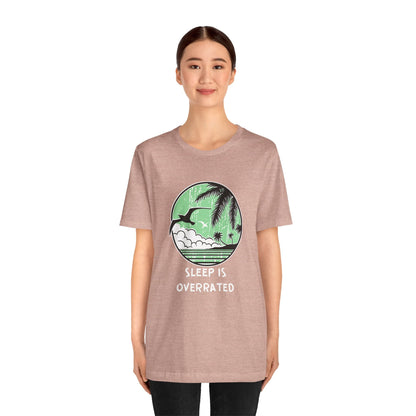 Sleepy Days Unisex Tee: Beach Lovers Printify