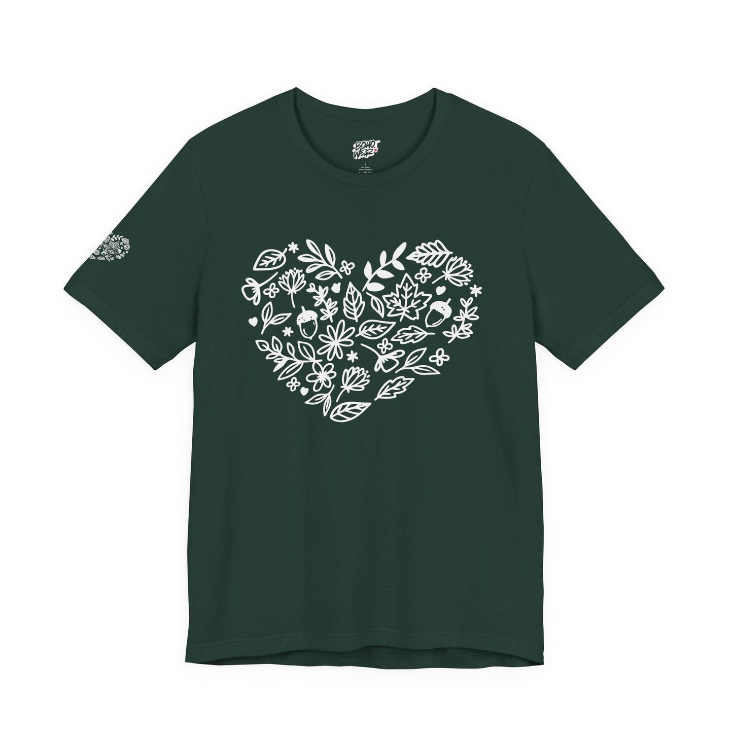 Floral Heart Tee Printify