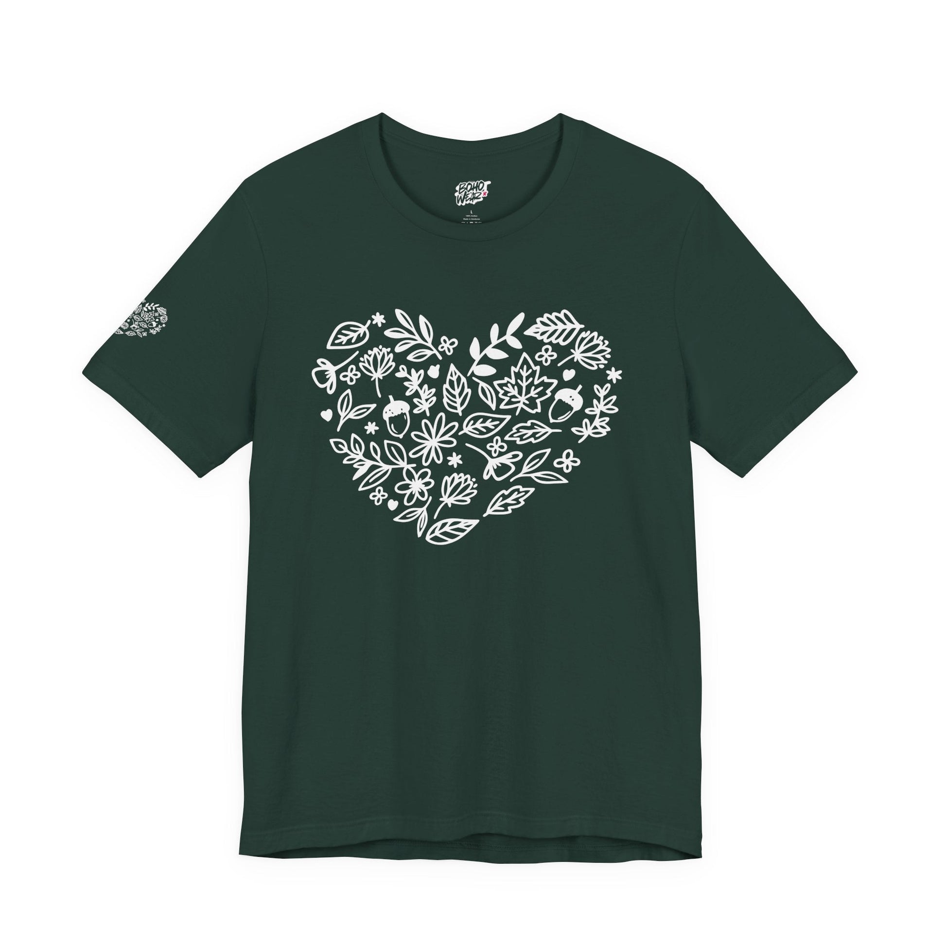 Floral Heart Tee Printify