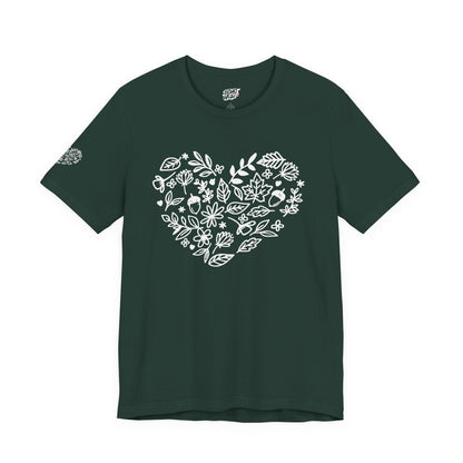 Floral Heart Tee Printify