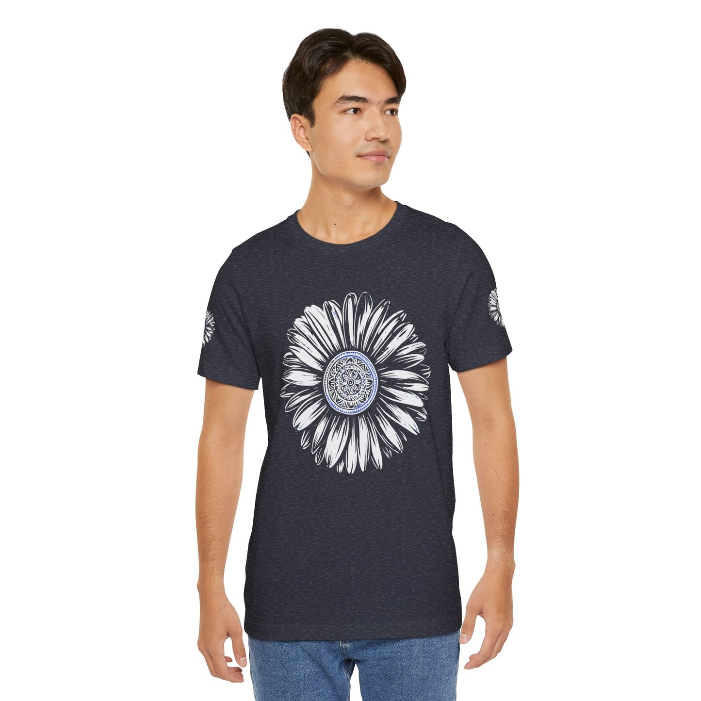 Boho Blue Mandala Tee Boho Wear