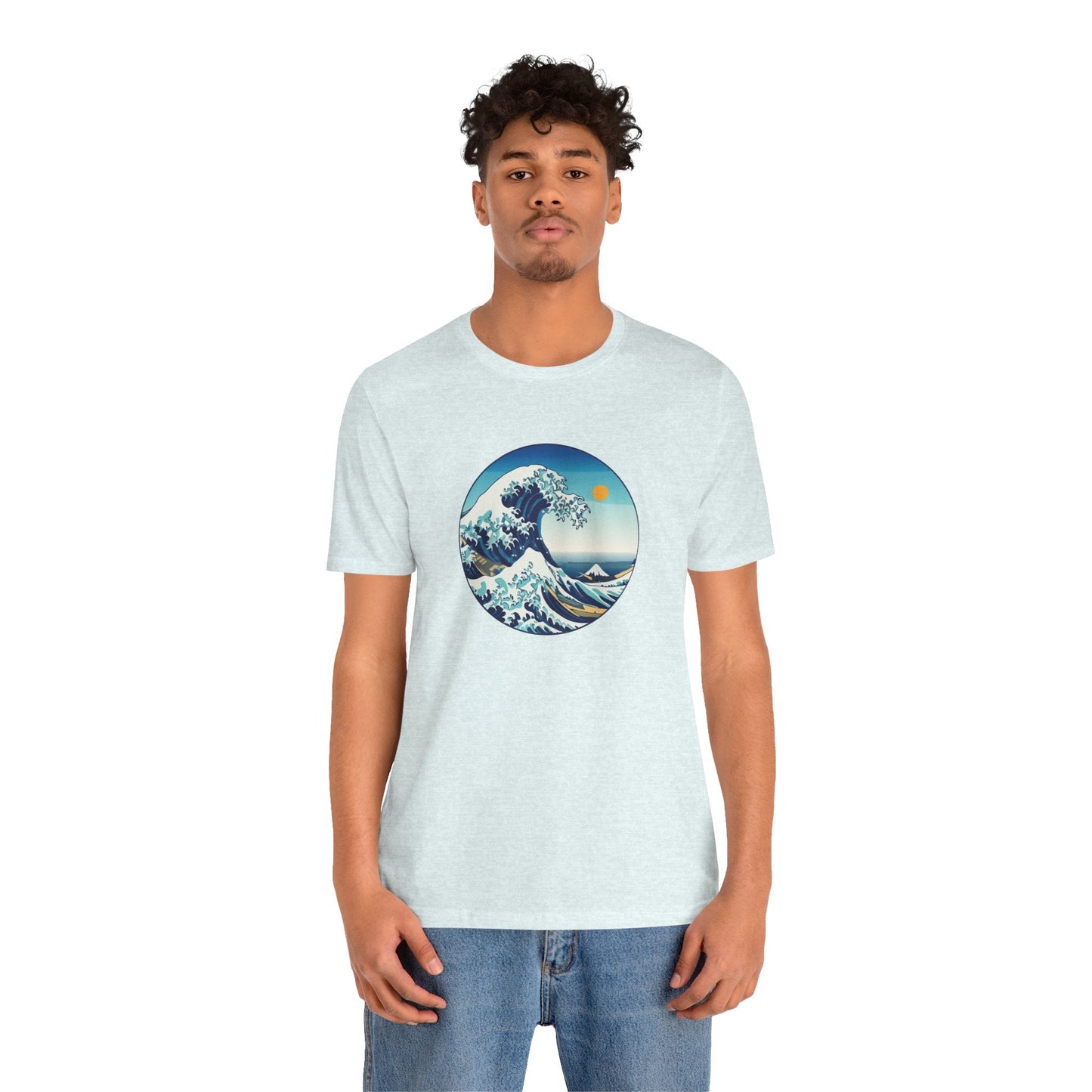 Ocean Wave Graphic Tee - Perfect for Beach Lovers, Summer Vibes, Casual Outfits, Gift for Surfers, Eco-Friendly Fashion Printify