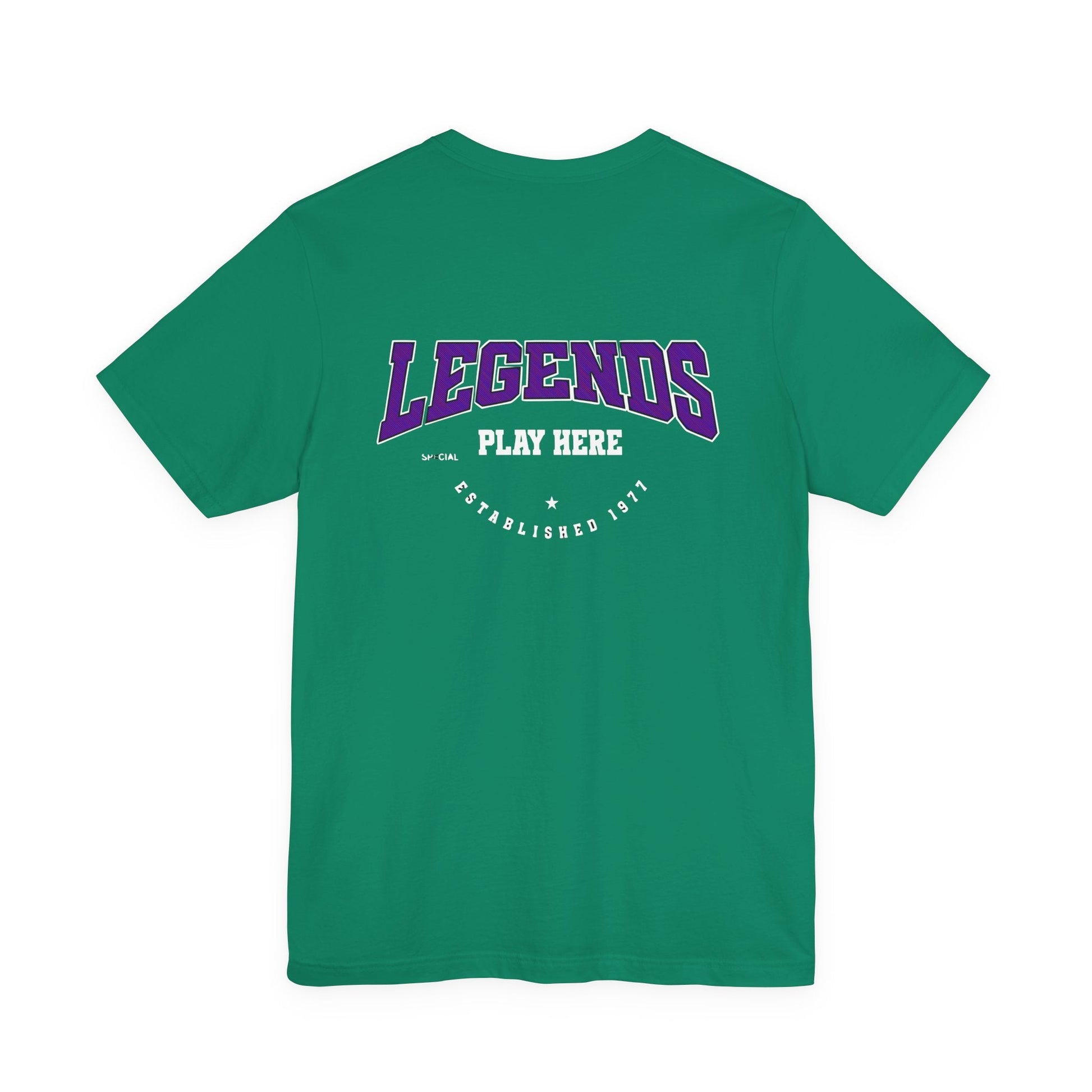 Legends Play Here Tee, Casual Unisex T-Shirt, Gift for Gamers, Birthday, Sports Fan Apparel, Comfortable Everyday Wear Boho Wear