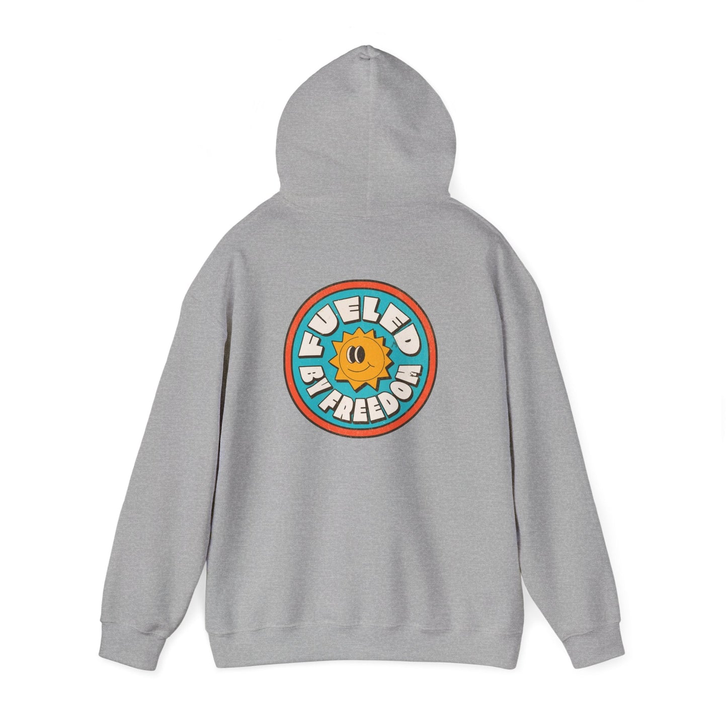Hooded Sweatshirt Fueled by Freedom Boho Wear