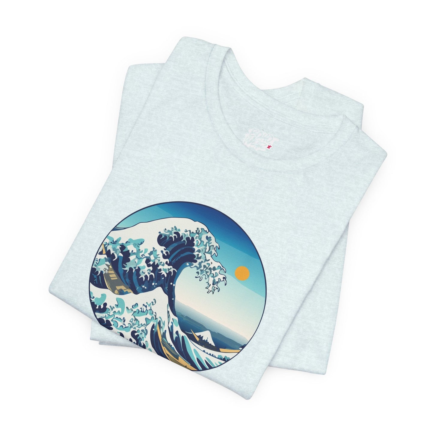 Ocean Wave Graphic Tee - Perfect for Beach Lovers, Summer Vibes, Casual Outfits, Gift for Surfers, Eco-Friendly Fashion Printify