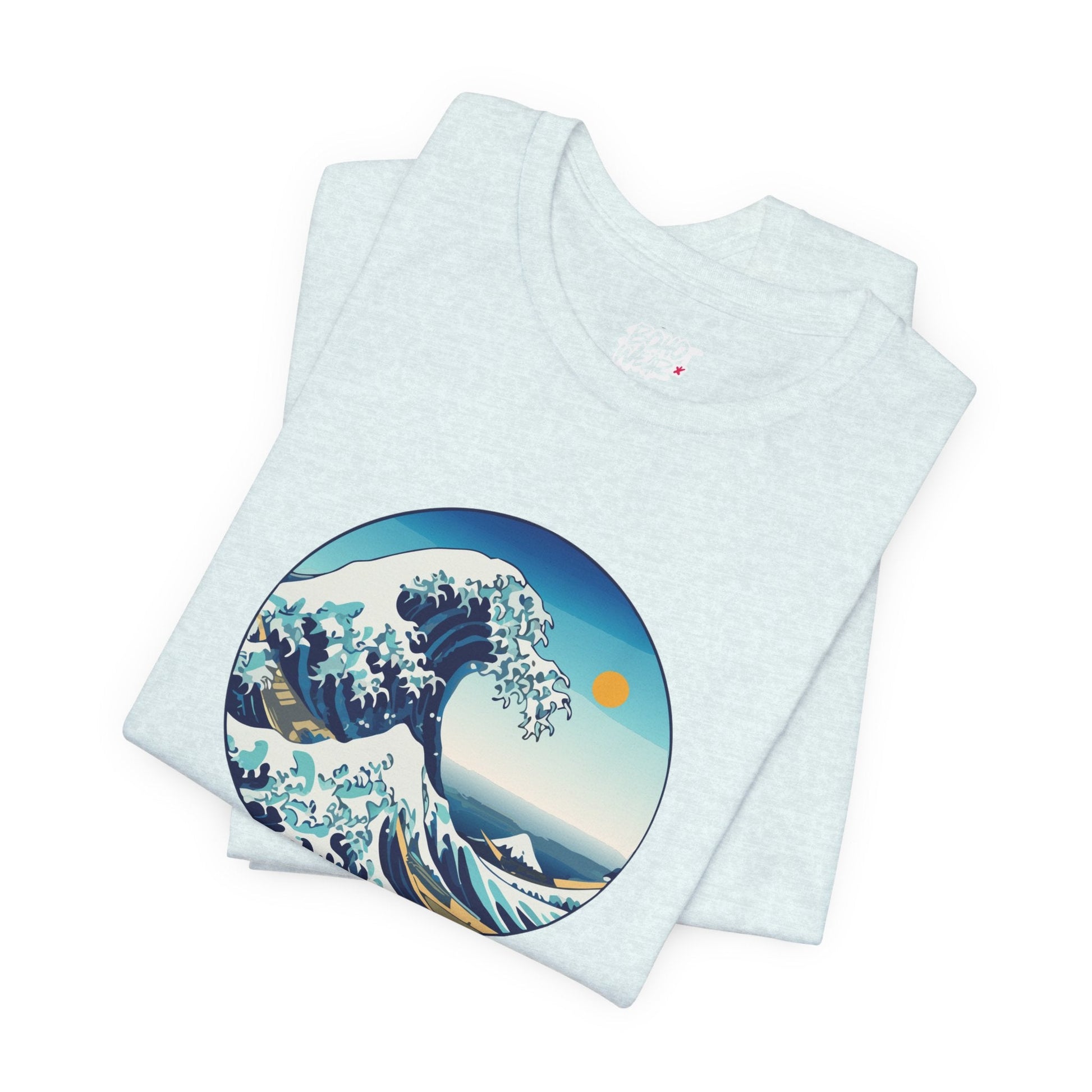 Ocean Wave Graphic Tee - Perfect for Beach Lovers, Summer Vibes, Casual Outfits, Gift for Surfers, Eco-Friendly Fashion Printify