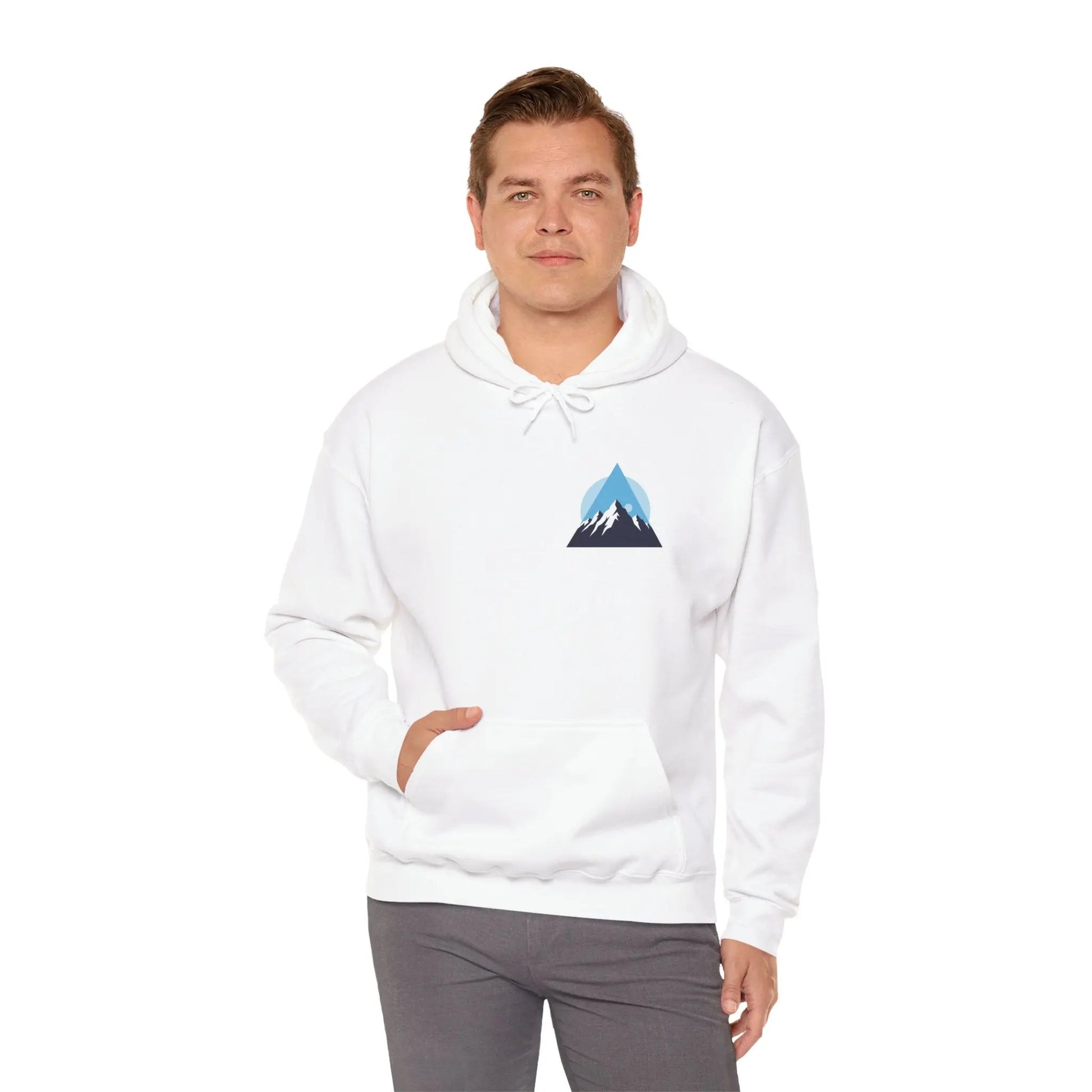 Mountain Adventure Unisex Hooded Sweatshirt - Cozy Gift for Nature Lovers, Casual Wear, Outdoor Fun, Hiking, Travel Printify