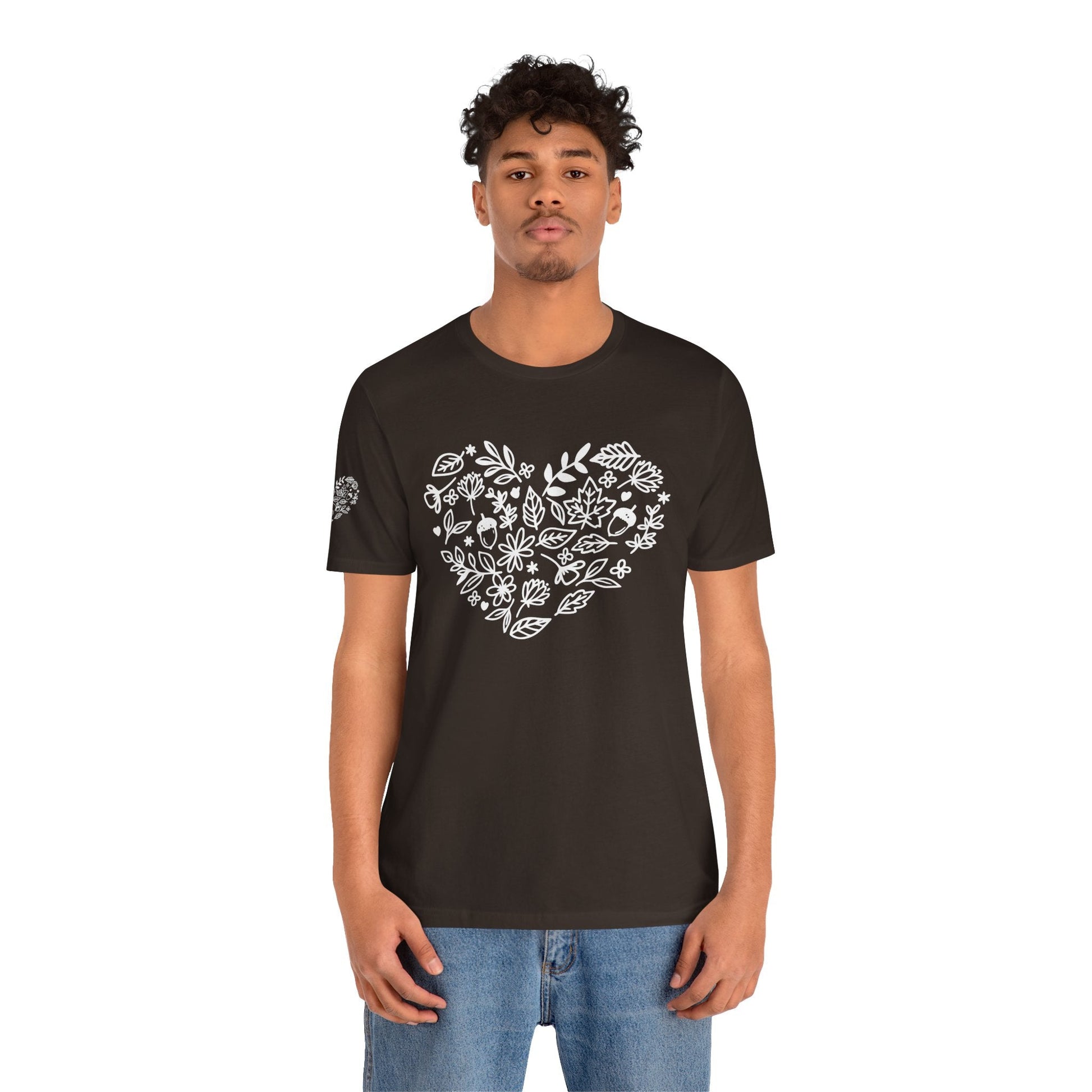 Floral Heart Tee Printify