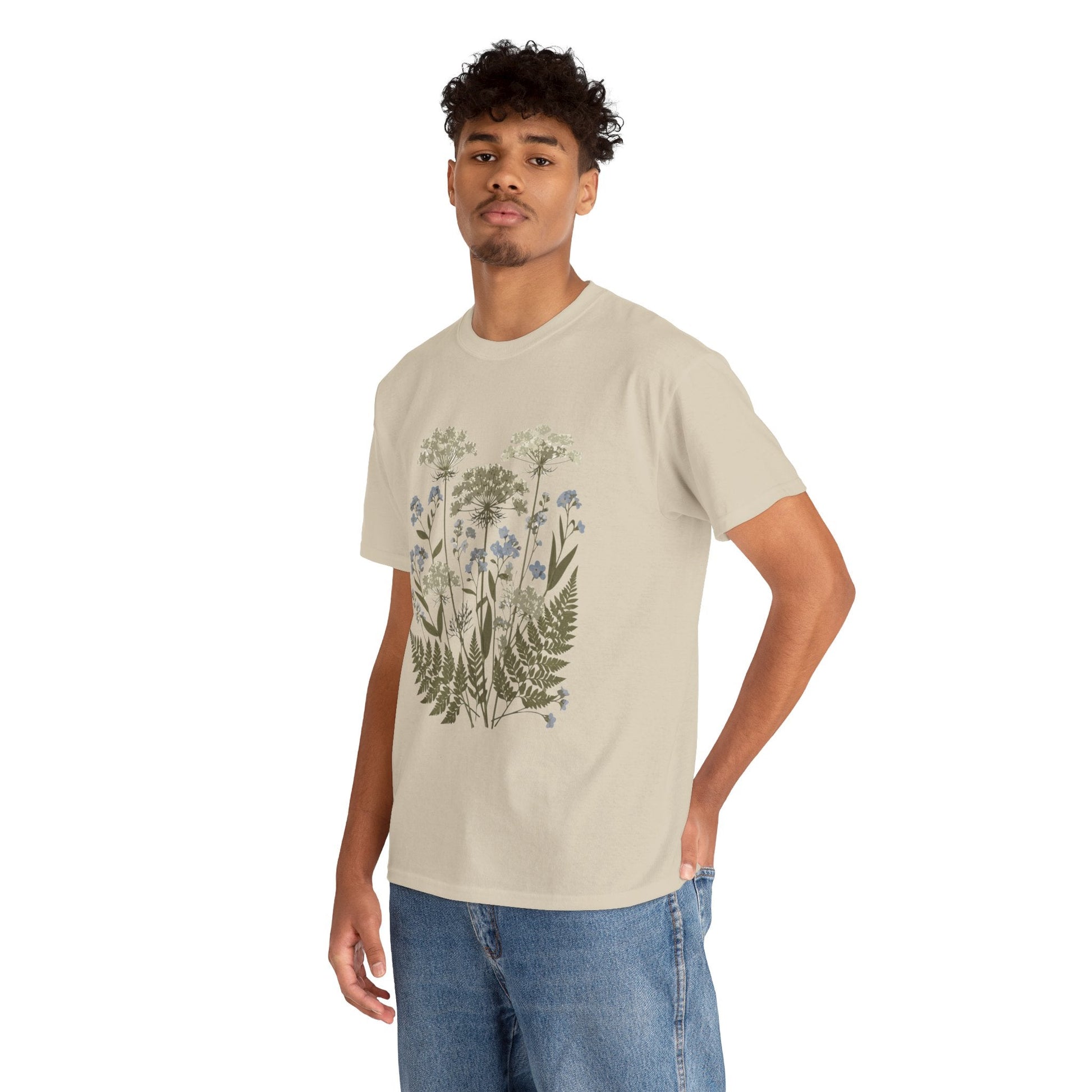 Botanical Art Unisex Heavy Cotton Tee Printify