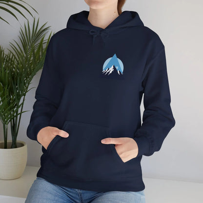 Mountain Adventure Unisex Hooded Sweatshirt - Cozy Gift for Nature Lovers, Casual Wear, Outdoor Fun, Hiking, Travel Printify