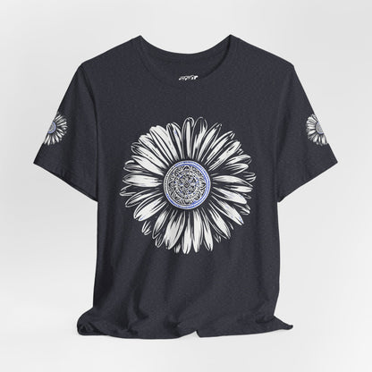 Boho Blue Mandala Tee Boho Wear