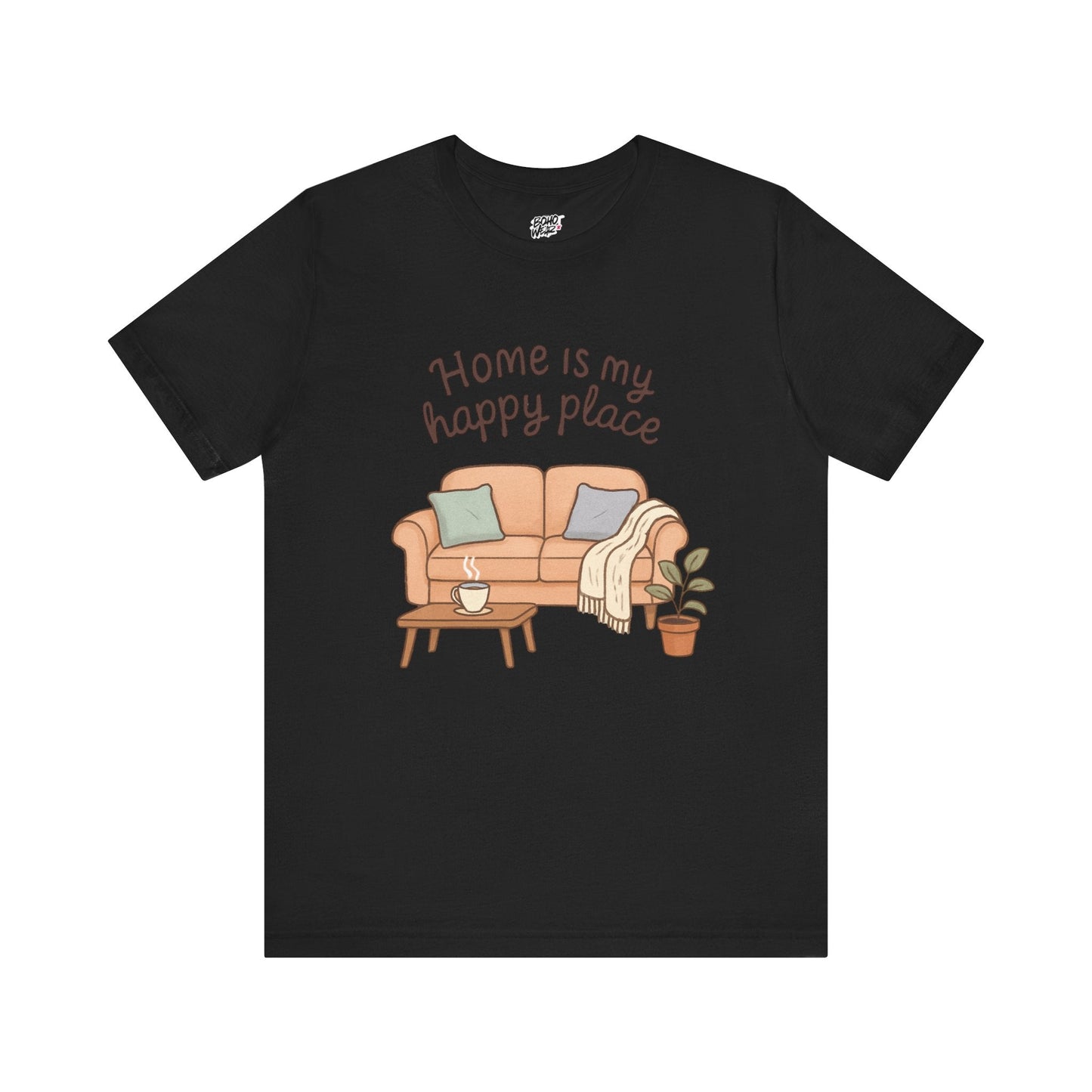 T-Shirt - Home is my Happy Place - Unisex Jersey Short Sleeve Tee Printify