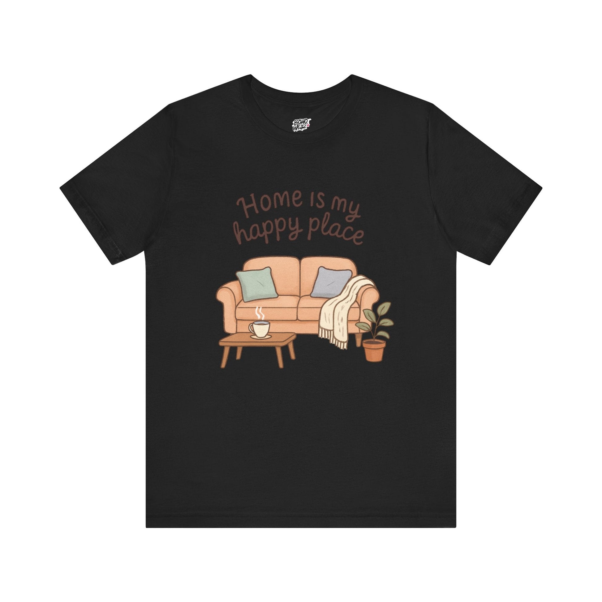 T-Shirt - Home is my Happy Place - Unisex Jersey Short Sleeve Tee Printify