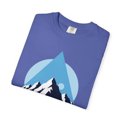 Mountain Adventure Unisex Garment-Dyed T-shirt | Nature Lover Shirt, Outdoor Gift, Hiking Tee, Graphic Tee, Travel Apparel Boho Wear