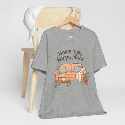 T-Shirt - Home is my Happy Place - Unisex Jersey Short Sleeve Tee Boho Wear