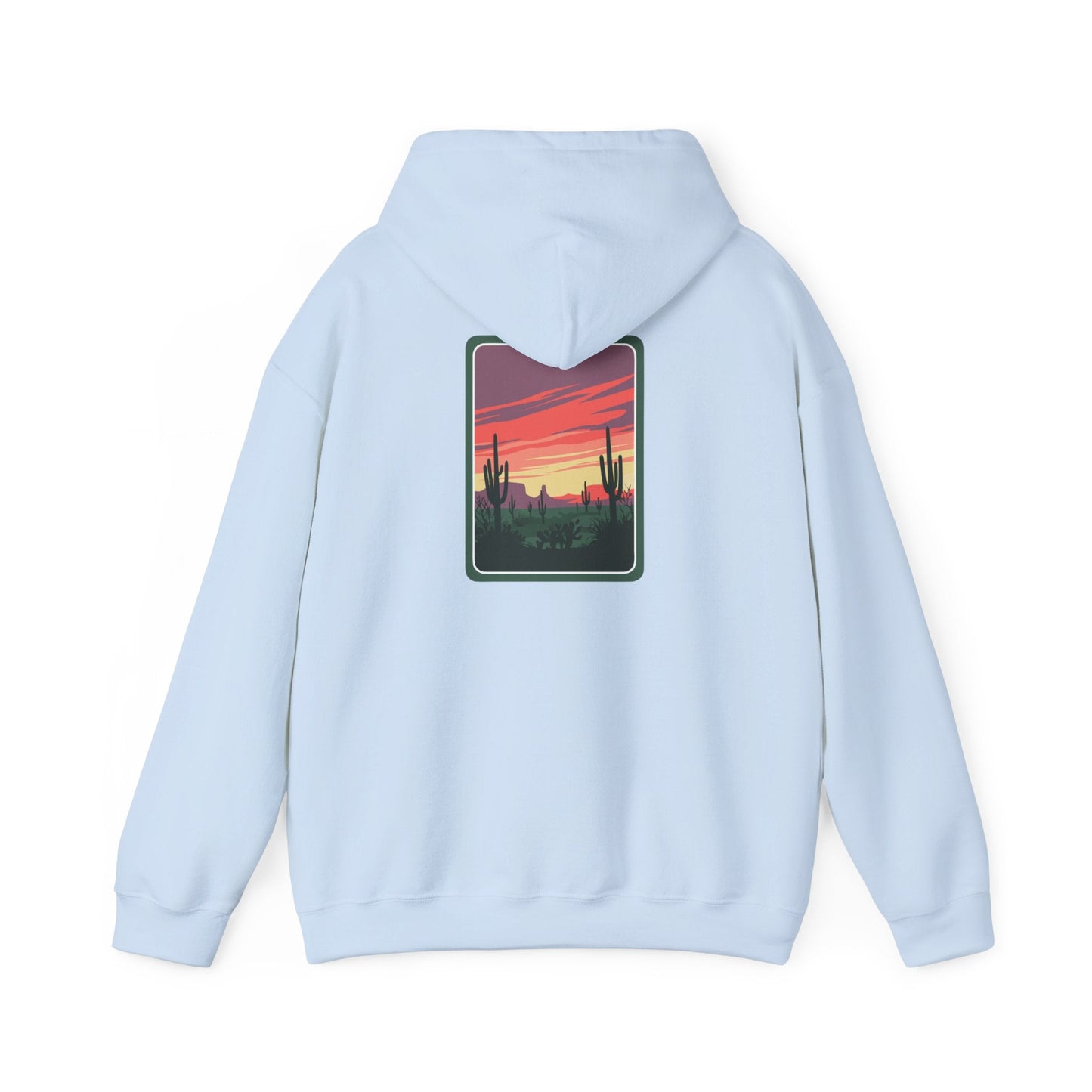 Desert Sunset Hoodie - Cozy Unisex Sweatshirt for Outdoor Lovers, Perfect for Gifts, Travel, Camping, and Relaxation Printify