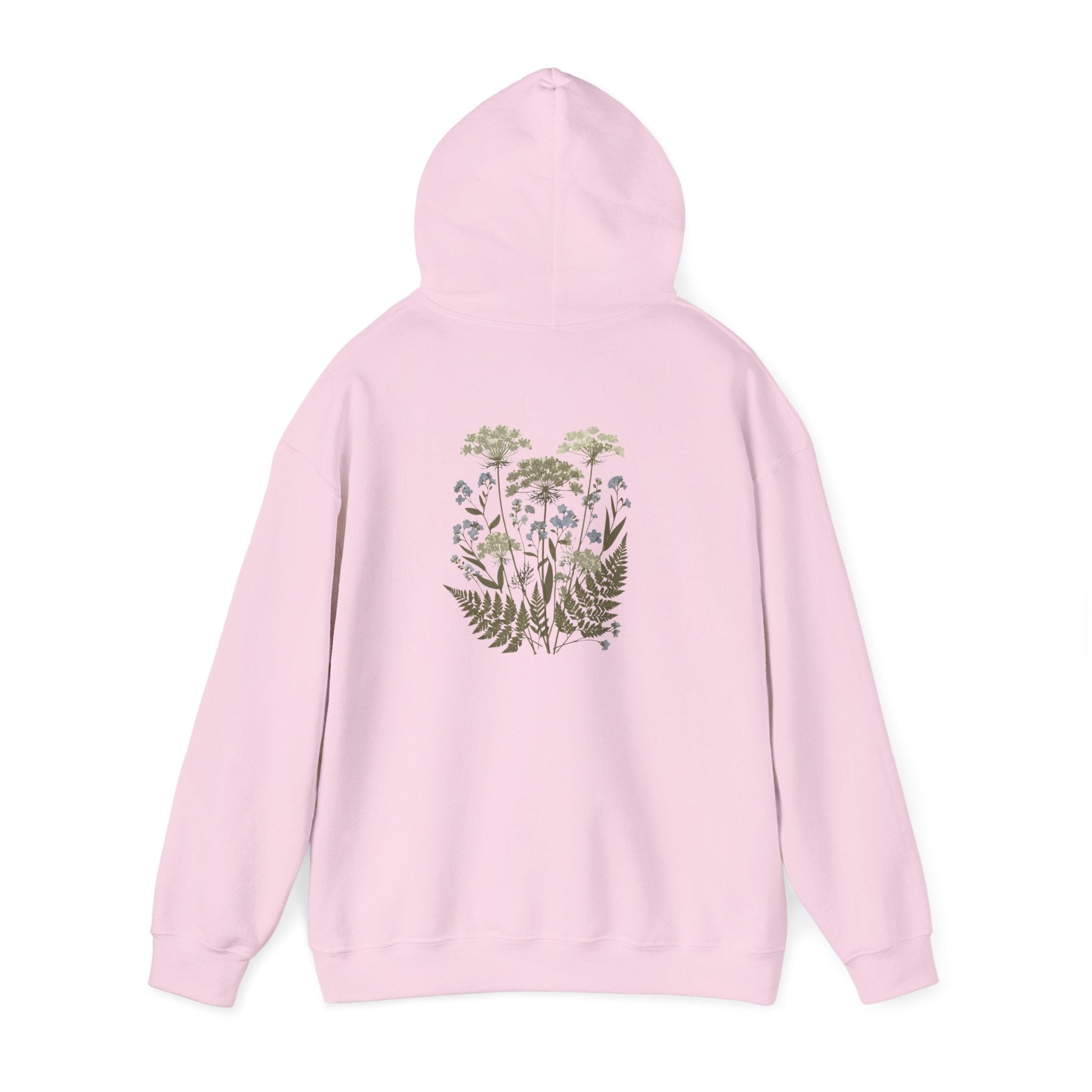 Botanical Print Unisex Hoodie - Embrace Nature Boho Wear