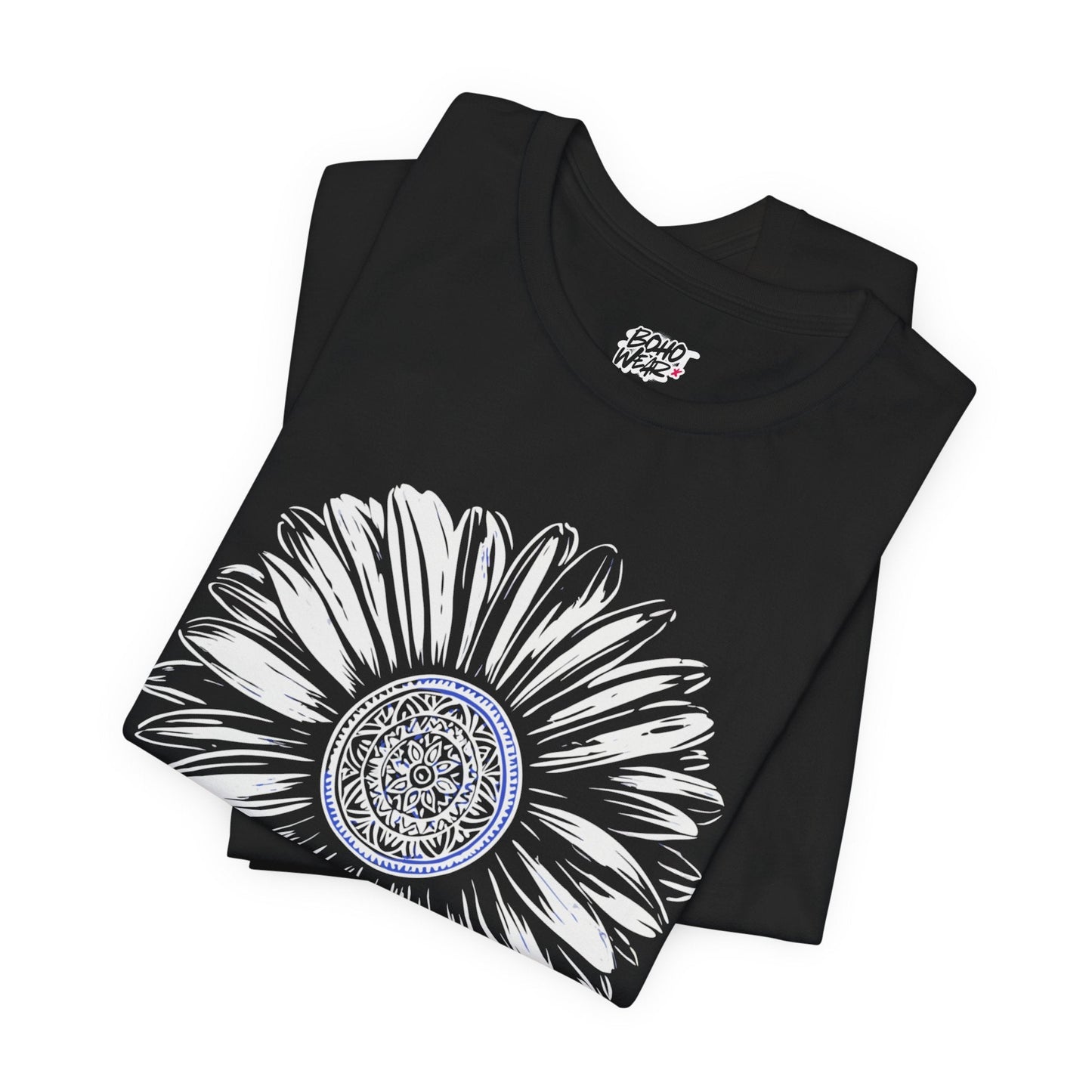 Boho Blue Mandala Tee Printify