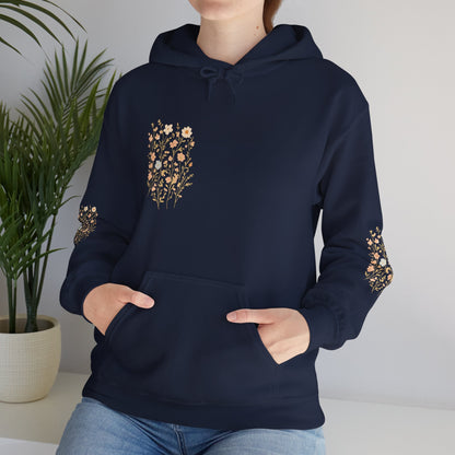 Hooded Sweatshirt - Wildflower Harmony Printify