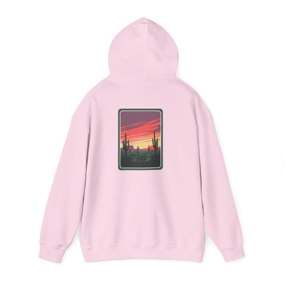 Desert Sunset Hoodie - Cozy Unisex Sweatshirt for Outdoor Lovers, Perfect for Gifts, Travel, Camping, and Relaxation Boho Wear
