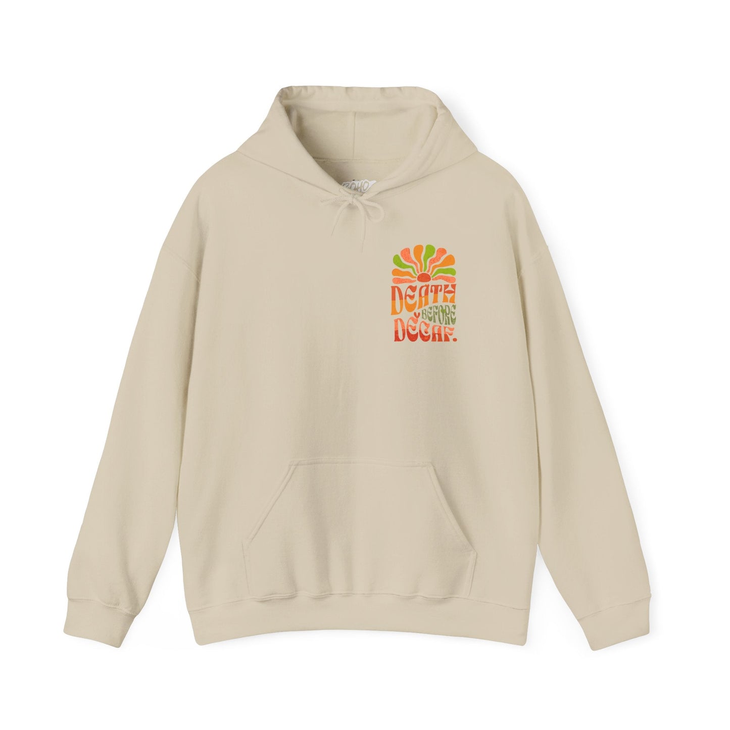 Colorful Retro Hoodie - Perfect for Cozy Days and Celebrations Printify
