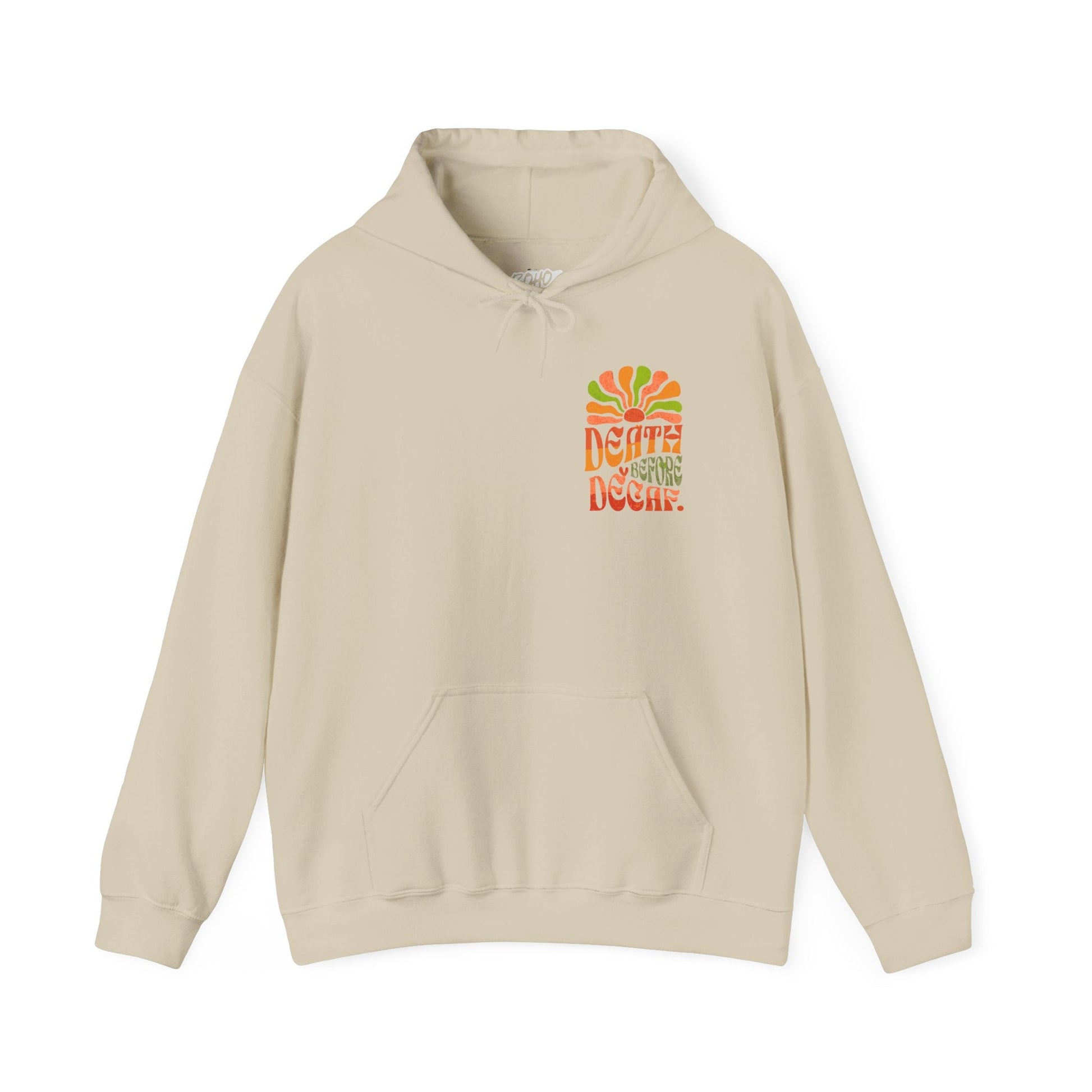 Colorful Retro Hoodie - Perfect for Cozy Days and Celebrations Printify
