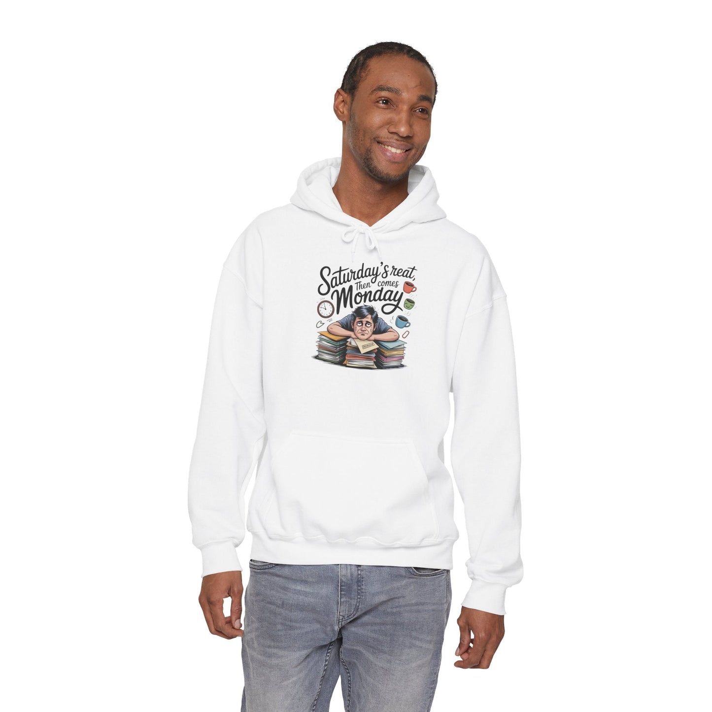 Funny Saturday's Relax Then Comes Monday Hoodie Boho Wear