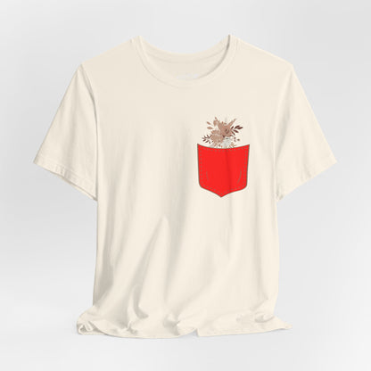 Pocket and Dry Flowers Tee Printify