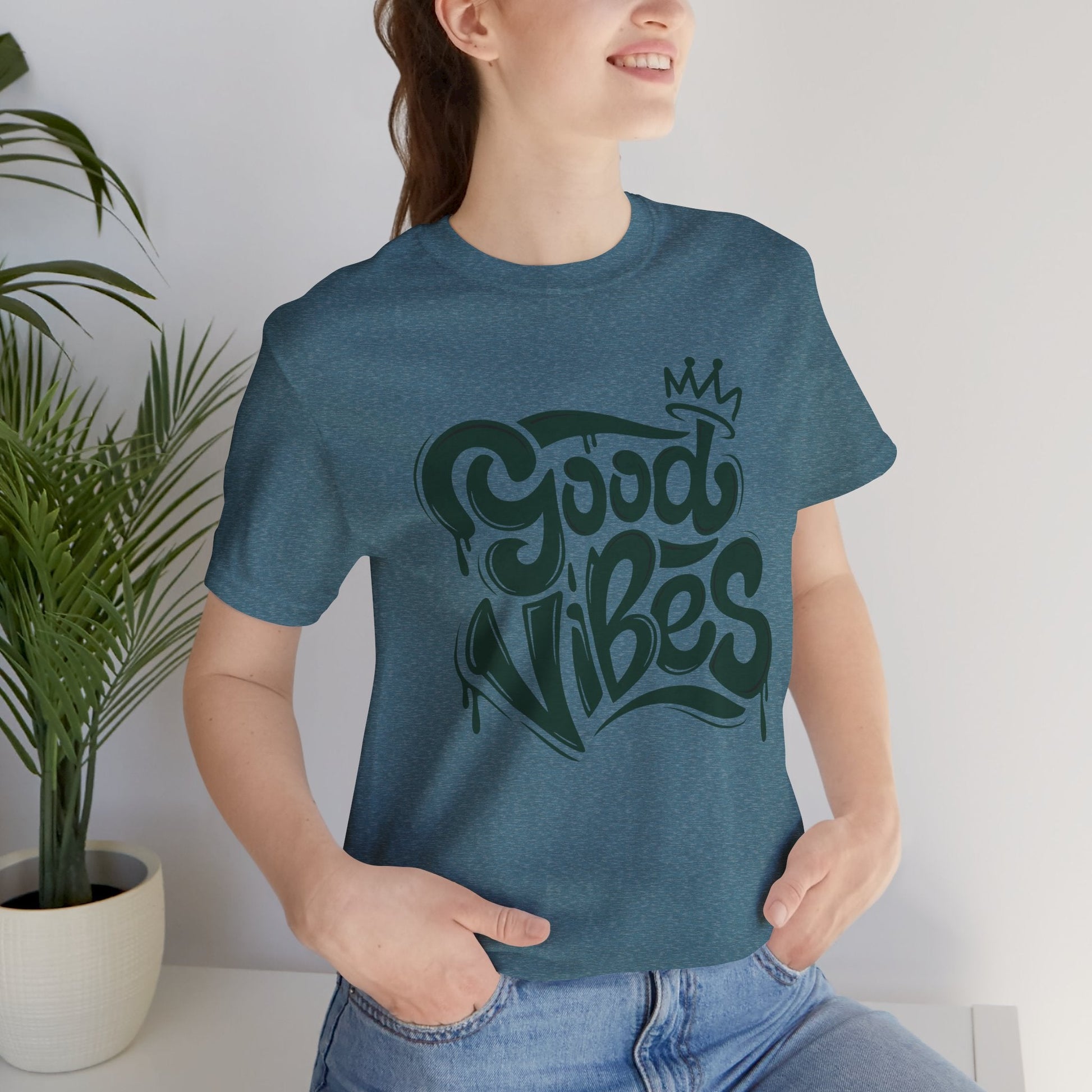 Good Vibes Unisex Jersey Tee Printify