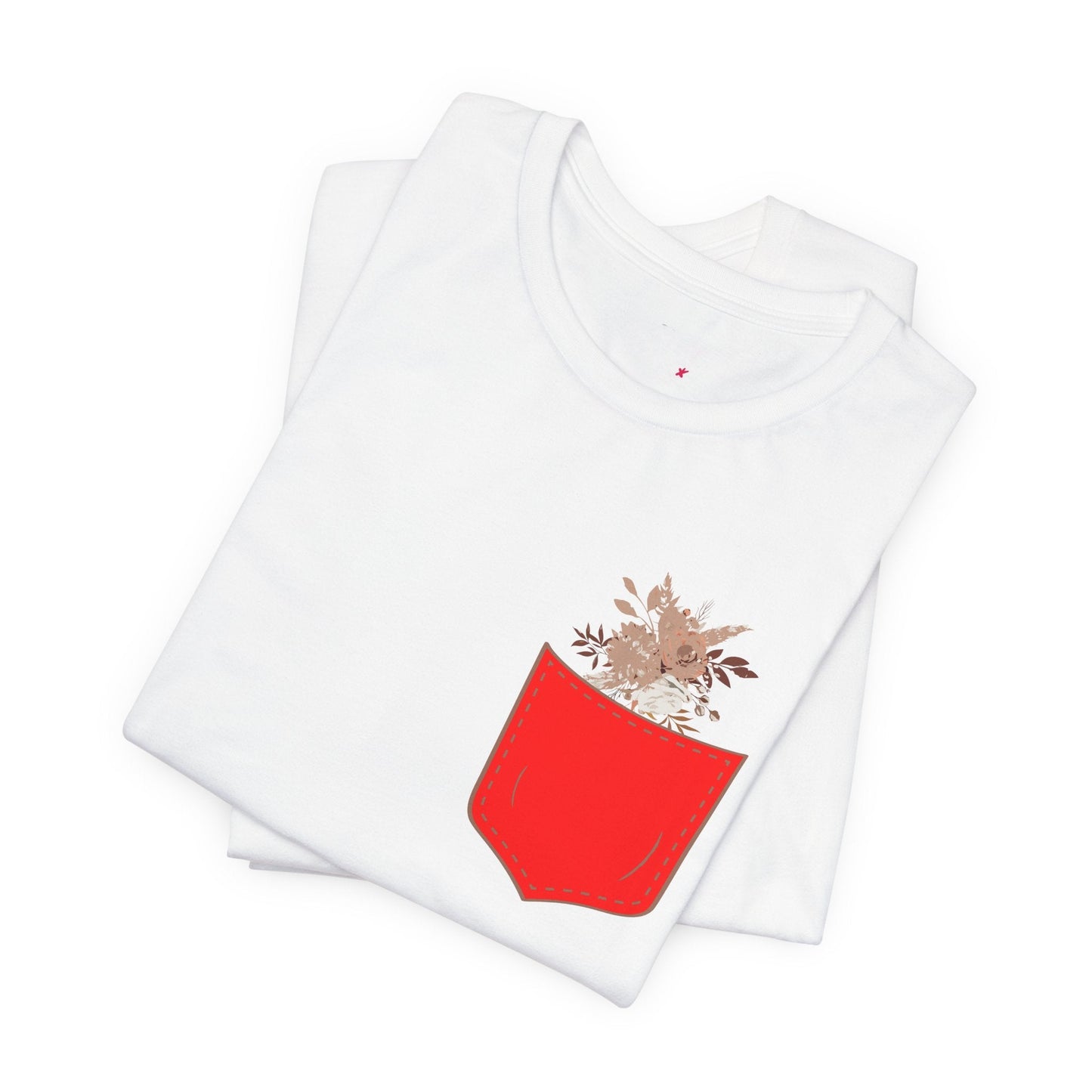 Pocket and Dry Flowers Tee Printify