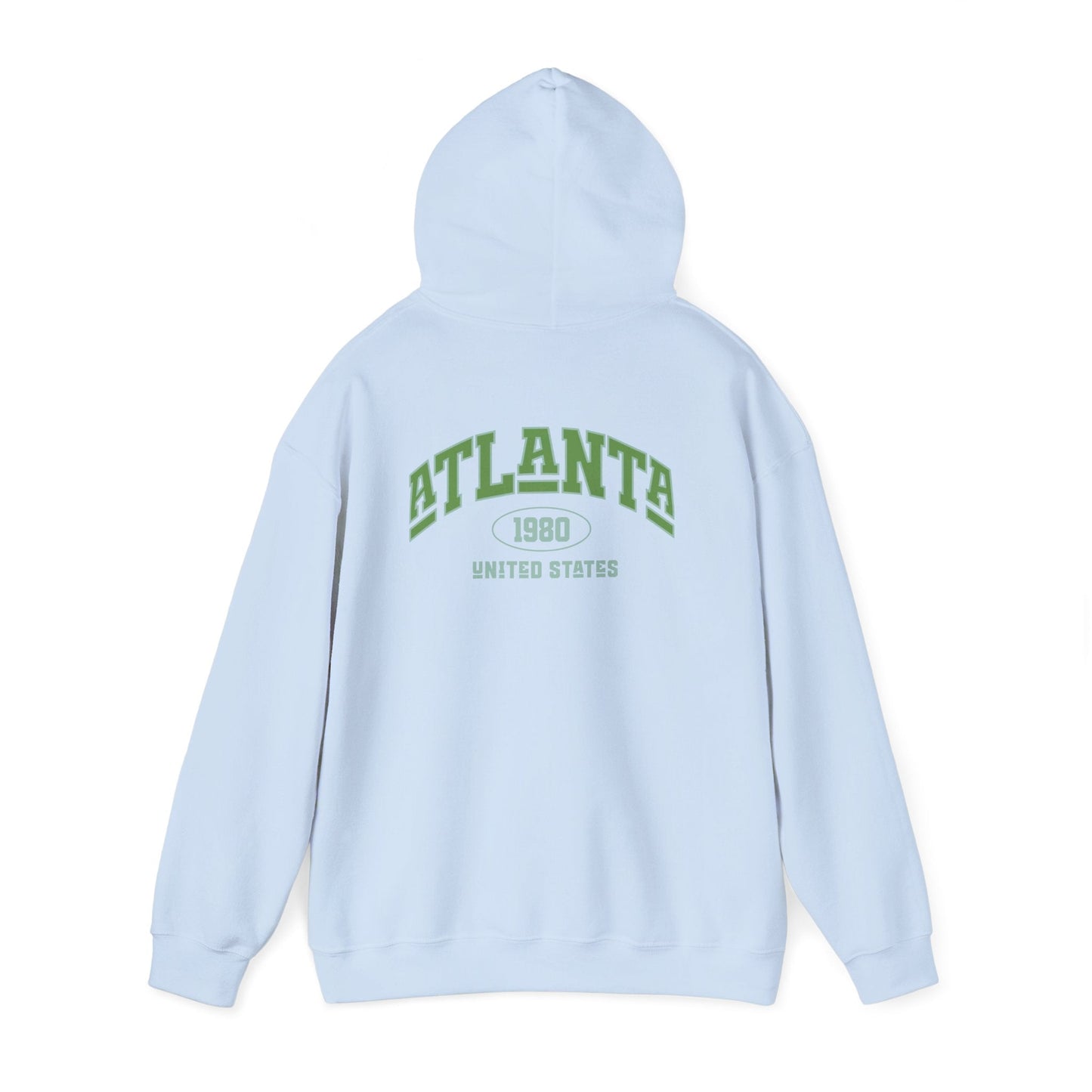 Atlanta Vintage Hooded Sweatshirt - Cozy Casual Wear for Every Occasion, Unisex Sweatshirt, Retro Hoodie, Gift for Atlanta Fans Boho Wear